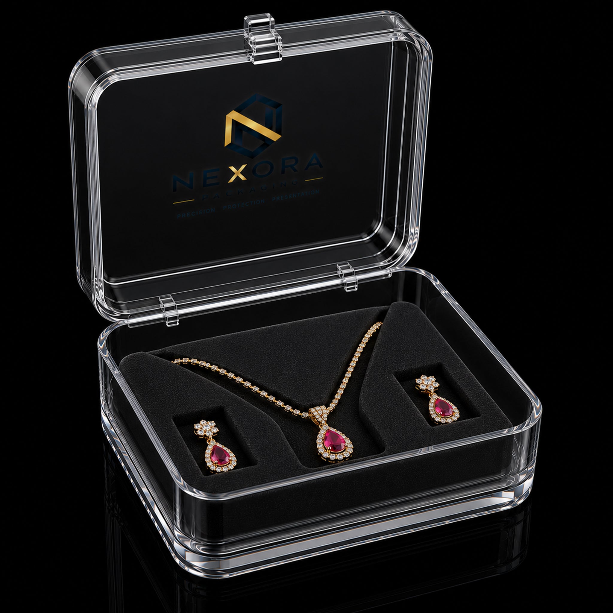Nexora 4.25" Jewelry Presentation Box