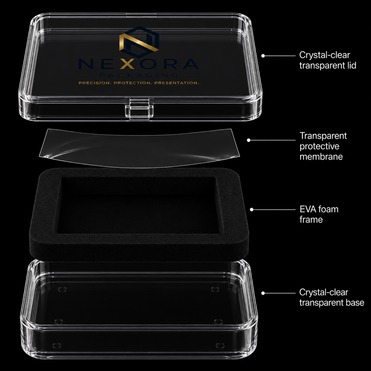 Nexora 4.25" Jewelry Presentation Box