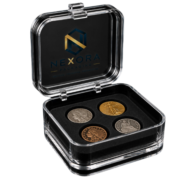 Collectible item in a protective case